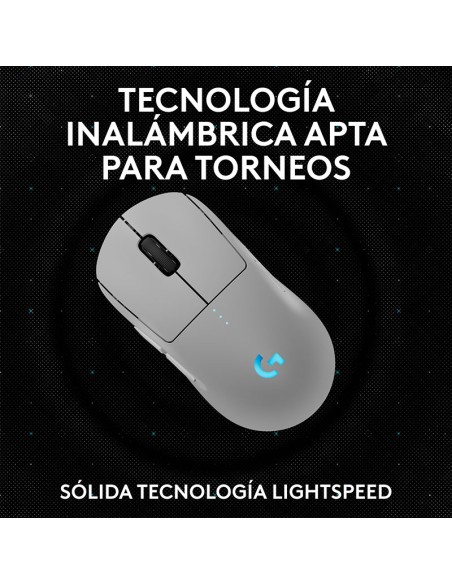 MOUSE GAMER LOGITECH G PRO 2 LIGHTSPEED ( 910-007301) WIRELESS | WHITE| HERO 2 | LED-RGB