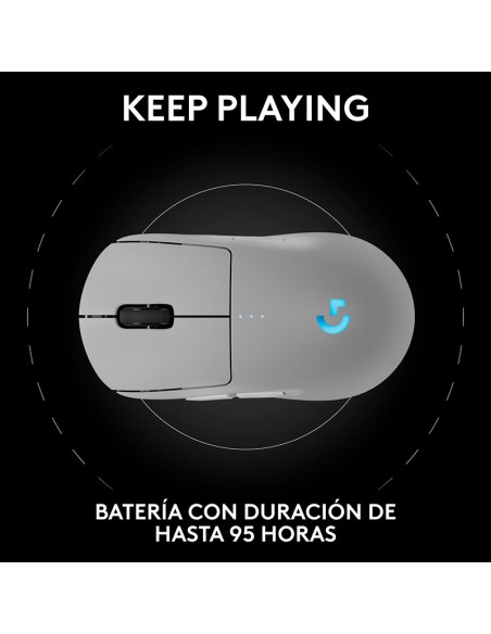 MOUSE LOGITECH G PRO 2 LIGHTSPEED ( 910-007301) WIRELESS | WHITE| HERO 2 | LED-RGB