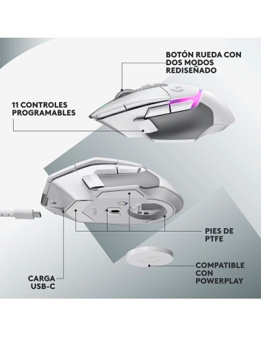 MOUSE LOGITECH G502 X PLUS ( 910-006170 ) WHITE...