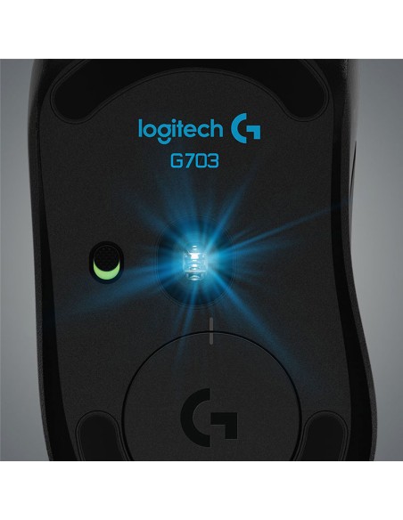 MOUSE GAMER LOGITECH G703 LIGHTSPEED ( 910-005639 ) WIRELESS | HERO 25K | LED-RGB