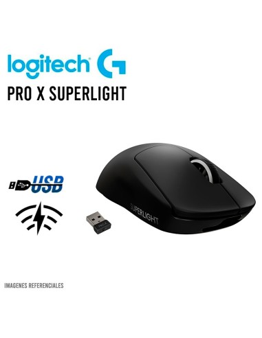MOUSE LOGITECH PRO X SUPERLIGHT (910-005879) WIRELESS| HERO 25K| BLACK