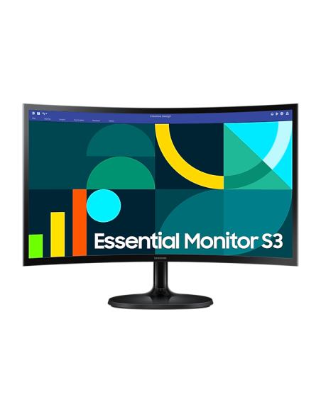 MONITOR SAMSUNG 24" ESSENTIAL S3 ( LS24D360GALXPE ) PANEL VA | 100HZ - 4MS | HDMI - VGA