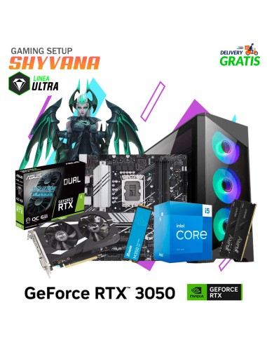 PC GAMER SHYVANA I5-13400F 16GB 500GB SSD T. VIDEO RTX 3050 6GB