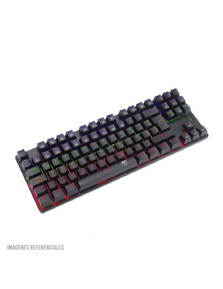 TECLADO T-DAGGER BORA T-TGK313BG SP GAMING | SWHITCH RED | RETROILUMINACION RAINBOW